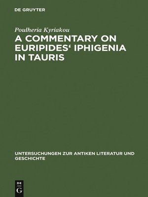 cover image of A Commentary on Euripides' Iphigenia in Tauris